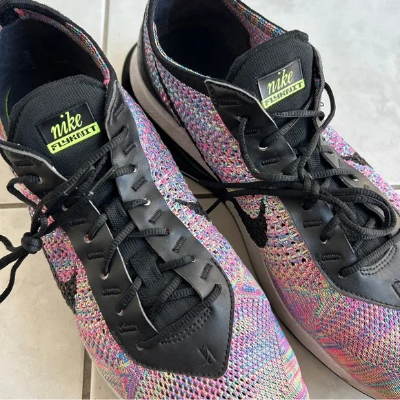 Nike Free Flyknit Multicolor Running Shoes Men's Size 12 - Picture 2 of 9